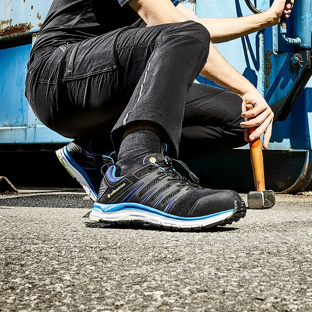 ALBATROS Breeze Impulse Low Scarpe Antinfortunistiche da Lavoro S1P ESD HRO Sra Tappo in Fibra di Vetro Anti-Perforazione Senza Metallo, Antiscivolo, Resistente al Calore, Unisex