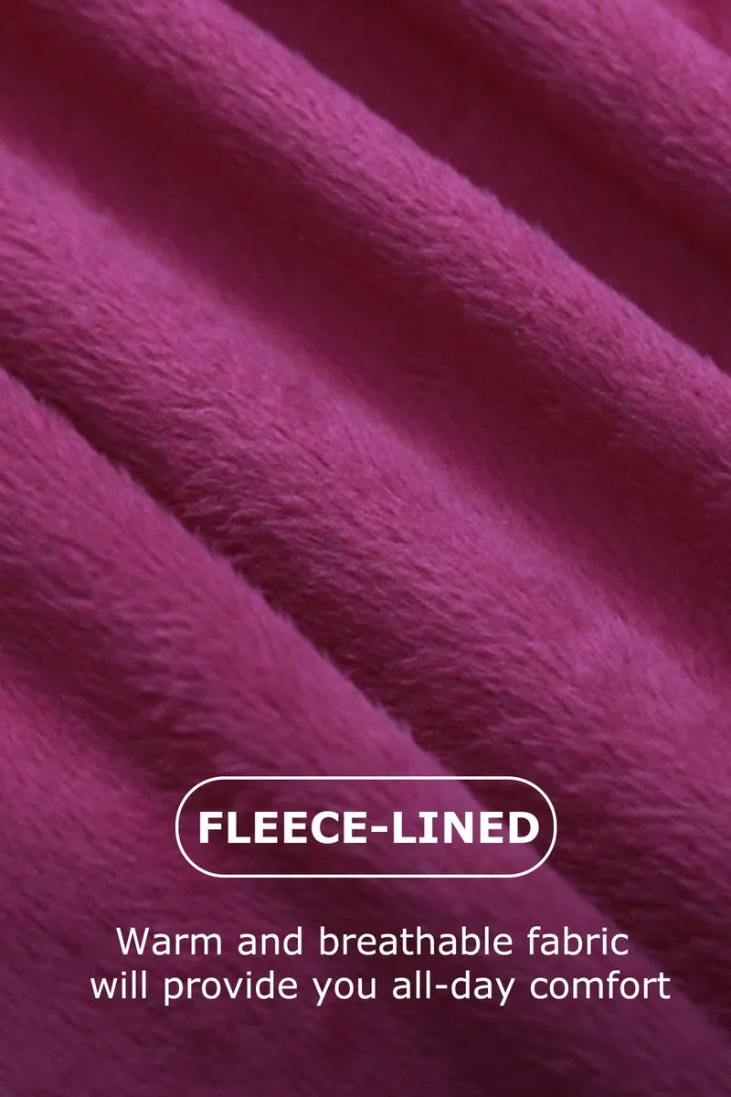 Smallshow Abbigliamento da Allattamento Invernale a Manica Lunga da Donna L Wine