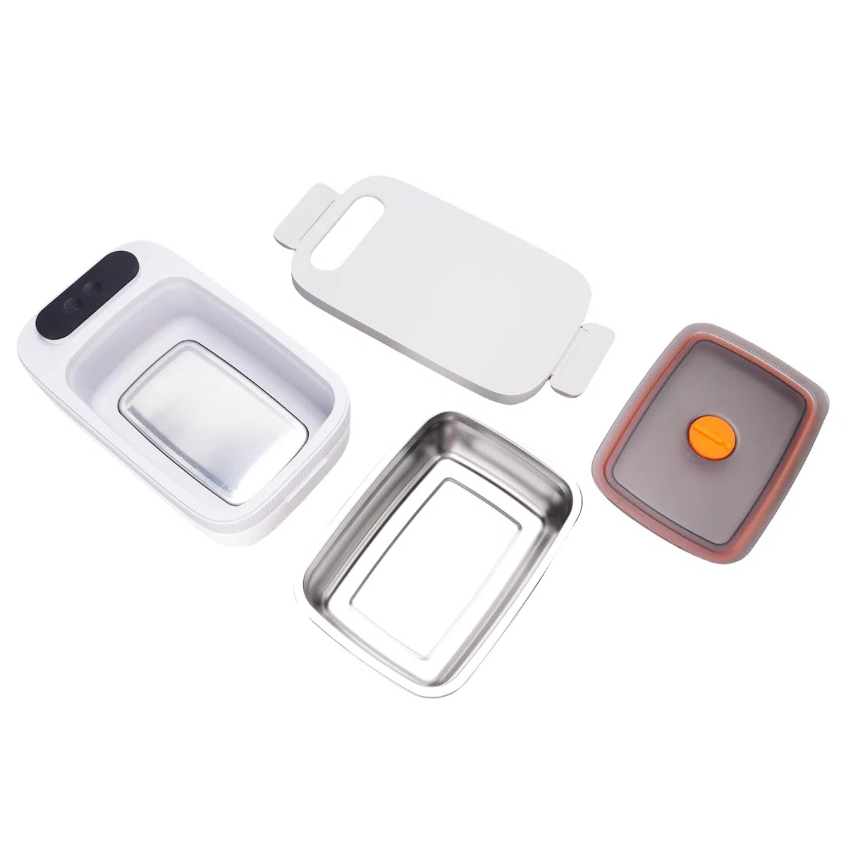 Pongnas Box per Il Pranzo Elettrico per Adulti Alimenti Portatili Caldi per Auto -Riscaldamento a Corda da Pranzo con Batteria da 14000 mAh per Auto da Viaggio per Auto da Viaggio in