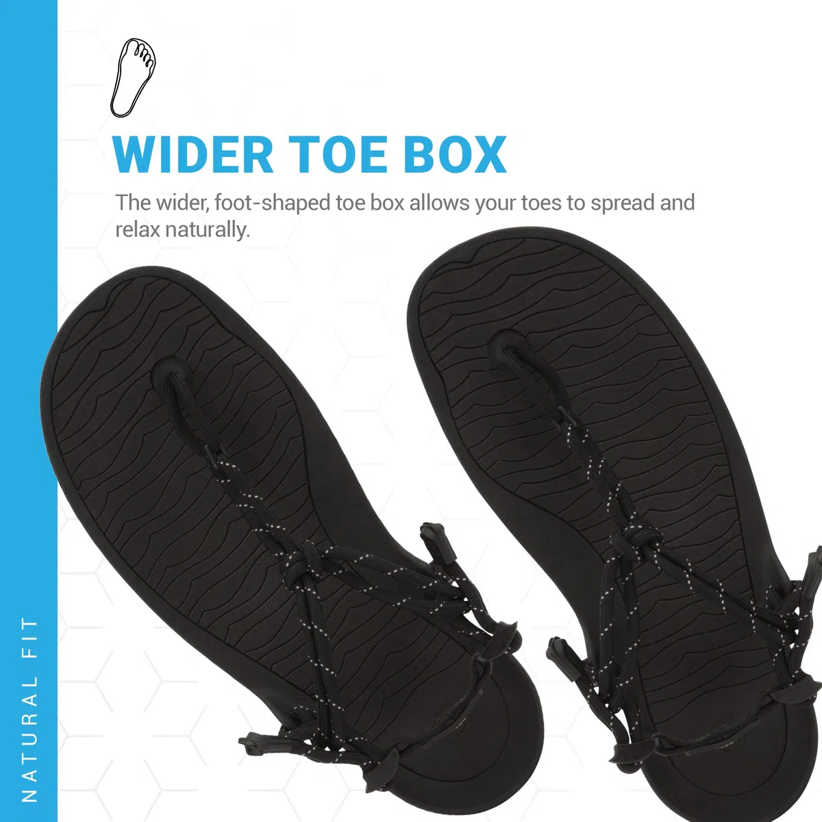 Xero Shoes Aqua Cloud - Sandali da uomo con suola extra antiscivolo