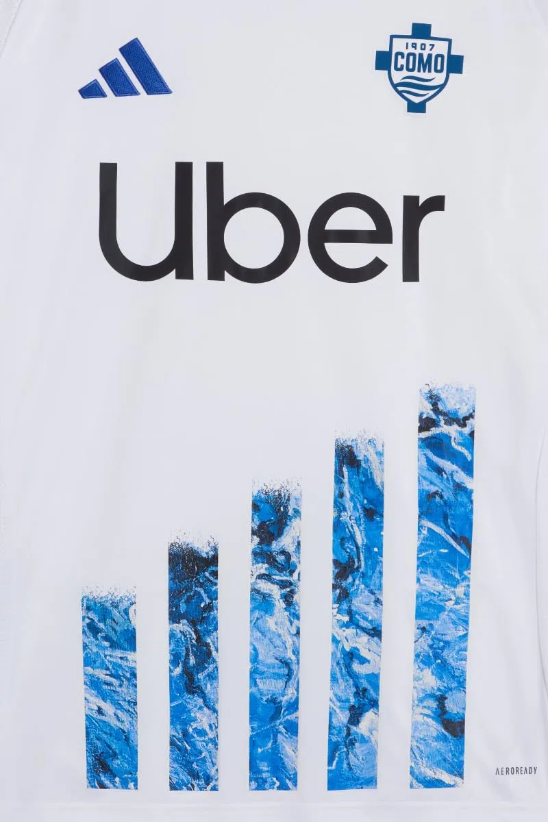 COMO 1907 Maglia Calcio Ufficiale 2024/2025 Uomo. T-Shirt Serie A. Jersey Replica con Tecnologia Aeroready e Stampa Lago di Como
