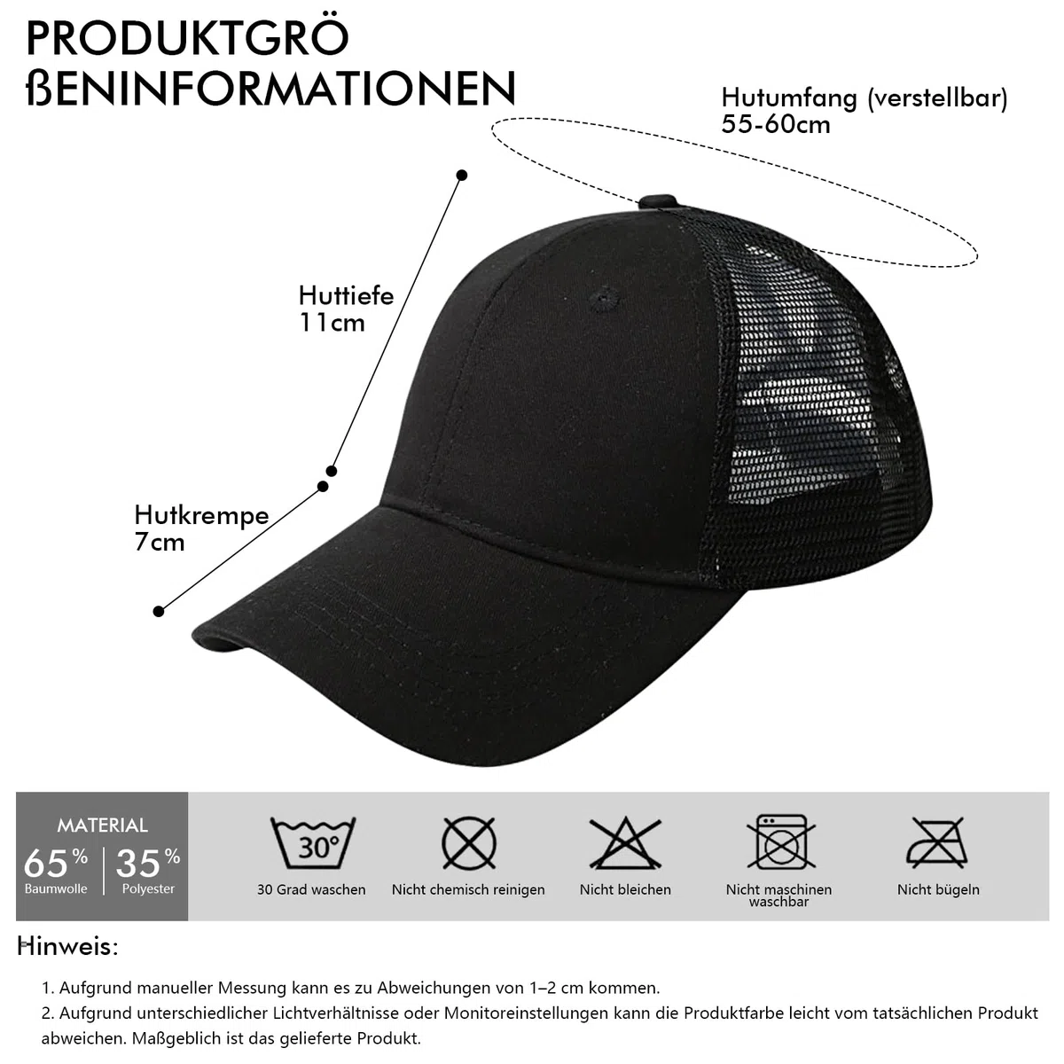 Cappellino da baseball da donna con foro per coda di cavallo, traspirante, per estate, sport e tennis, berretto regolabile con foro a treccia