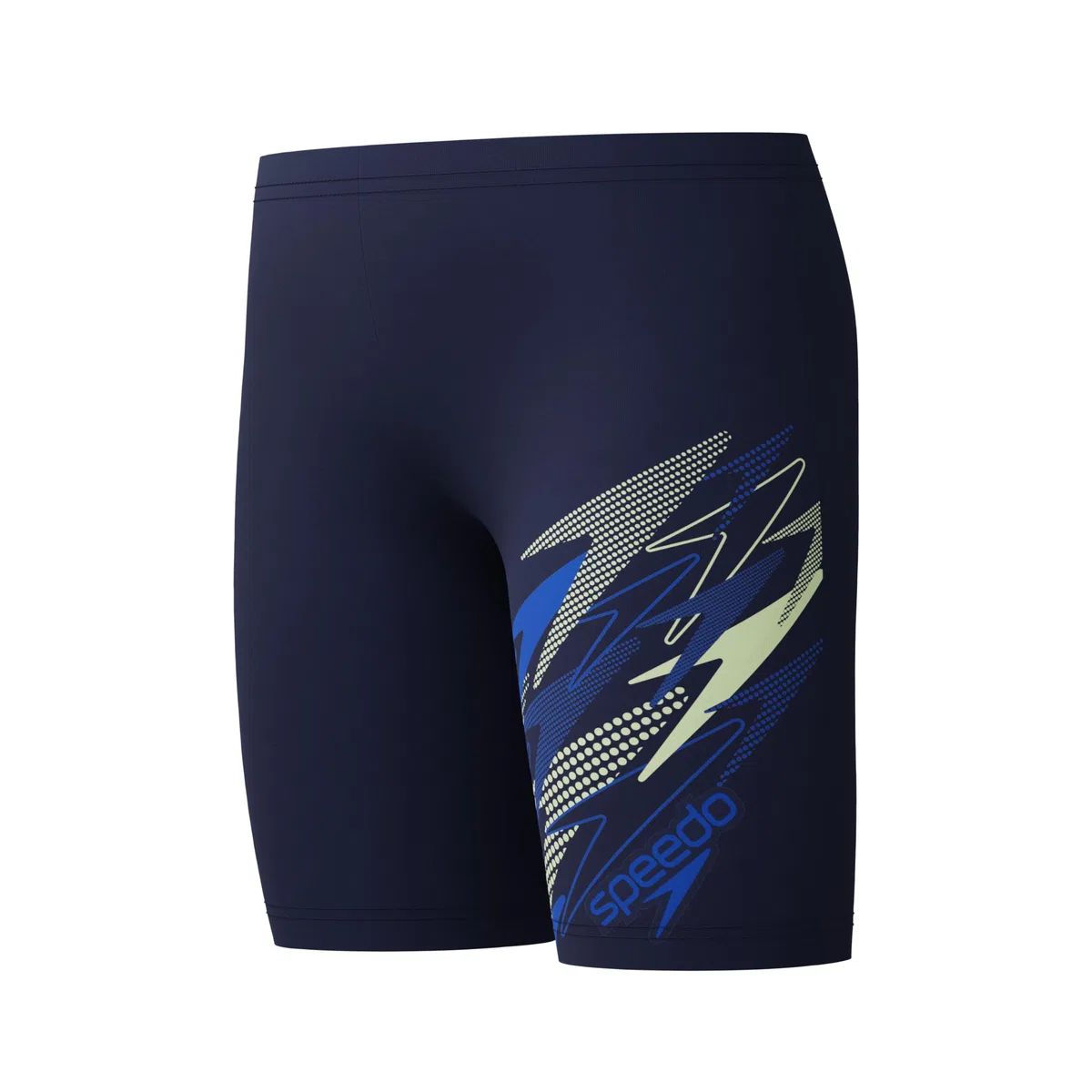 Speedo Costume da bagno per ragazzi con logo Medley Jammer e pavone/zaffiro scuro