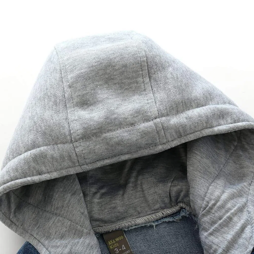 Bambino/Ragazze/Ragazzi Giacca di Jeans Casuale Mantieni Caldo Giubbotto Denim Cappotto Tops