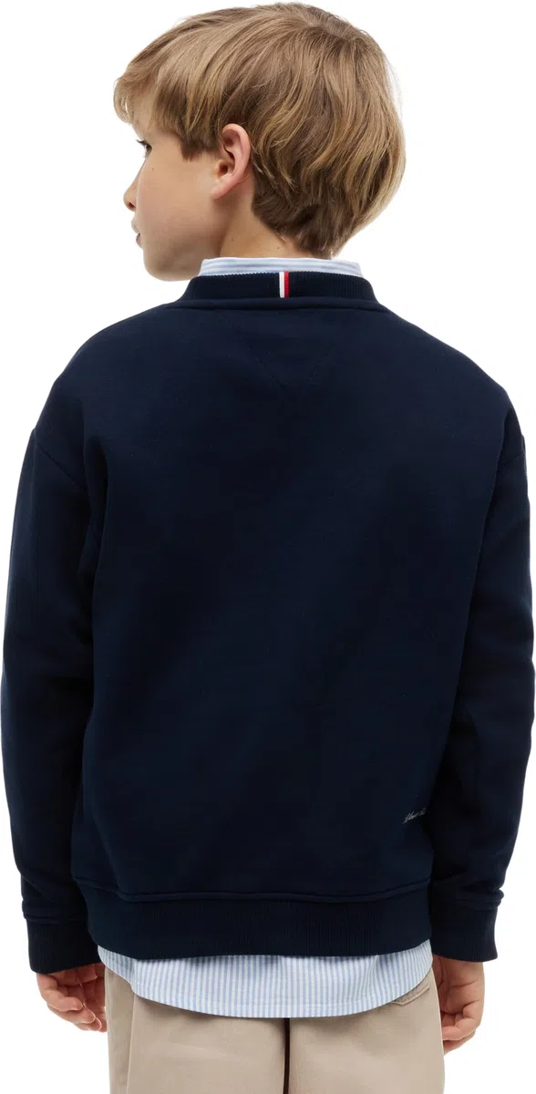 Tommy Hilfiger Outline Flag Graphic Sweatshirt Kb0kb10594 Felpa Pullover Bambini e Ragazzi