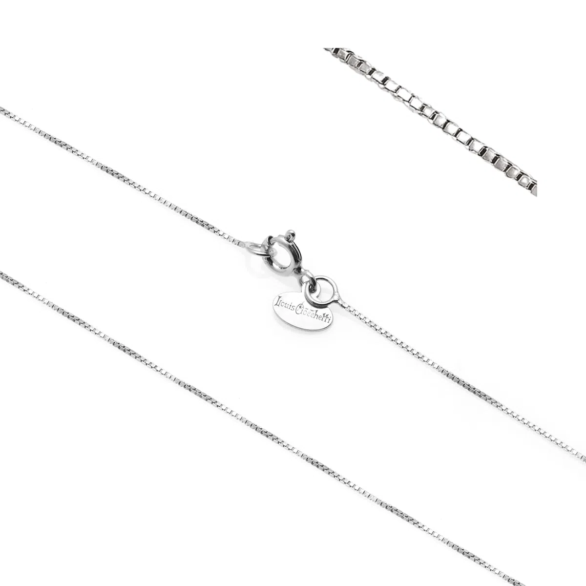 Louis Ciocchetti dal 1887- Catenina Argento 925 Sottile, Fine, Collana donna, Uomo, Collanina Maglia veneziana, ideale per ciondoli, made in italy