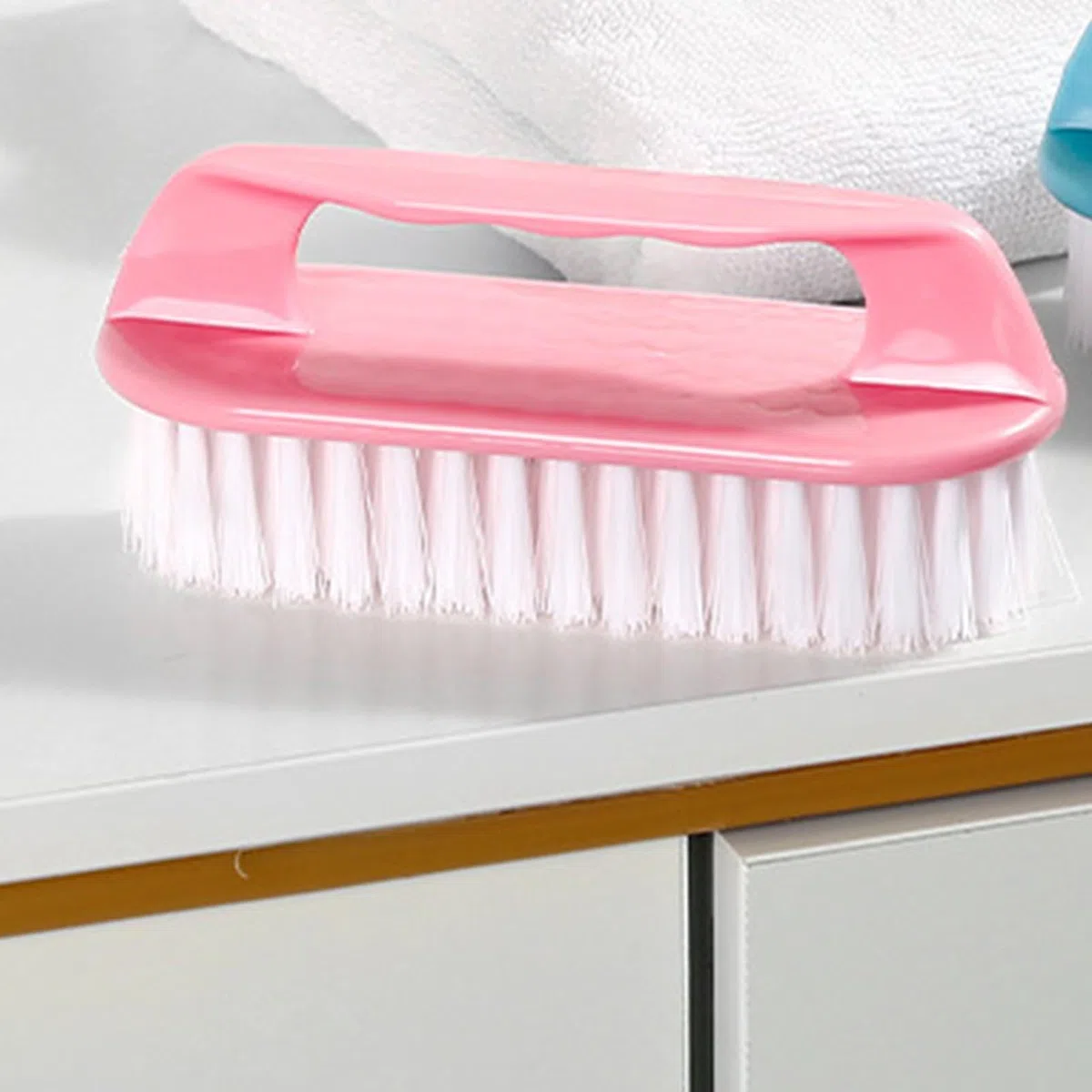Spazzola per bucato con setole morbide e manico ergonomico per la cura delicata dei delicati, strumento domestico per una pulizia senza sforzo
