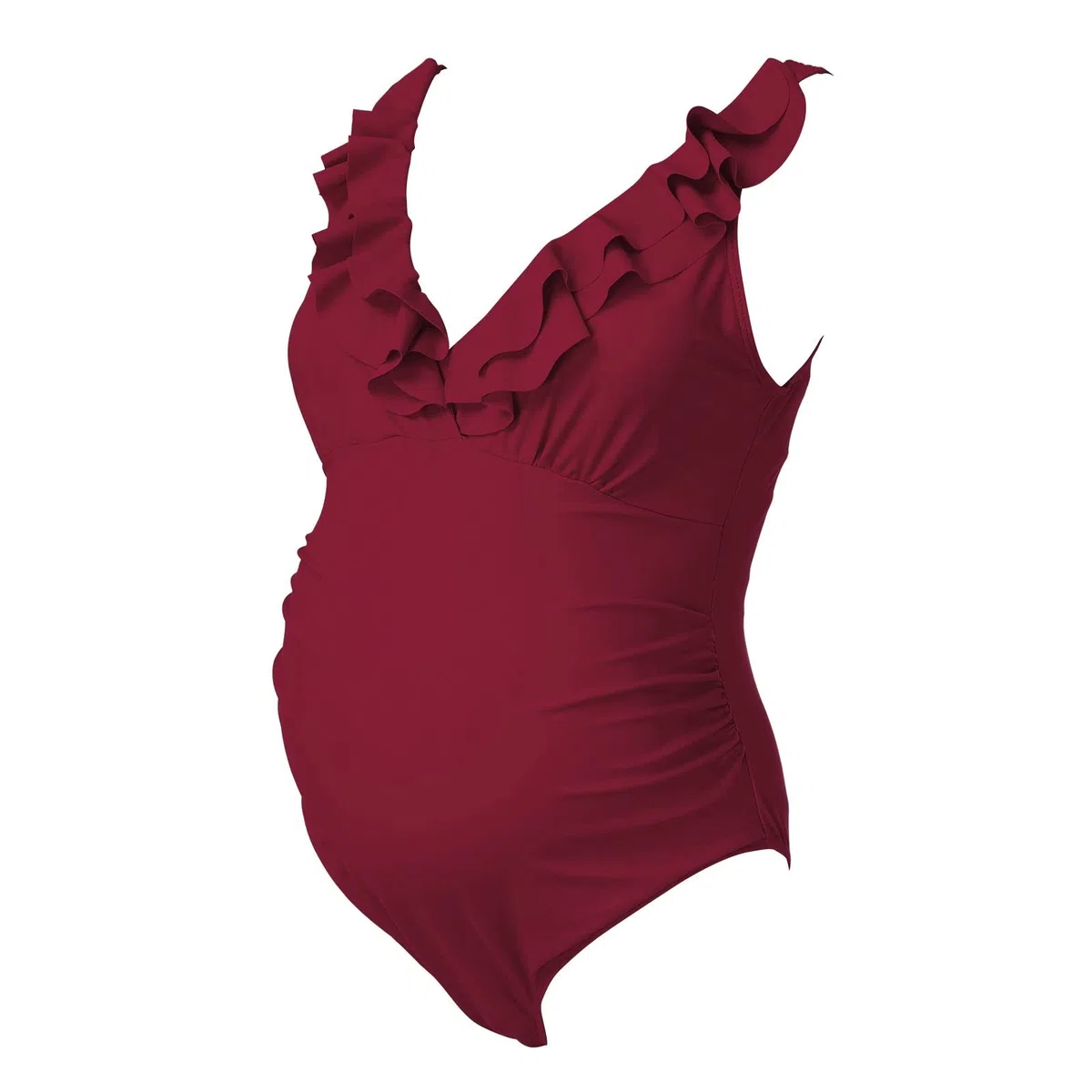 Costume da bagno premaman da donna, costume da bagno per gravidanza, estivo, con scollo a V, costume da bagno premaman