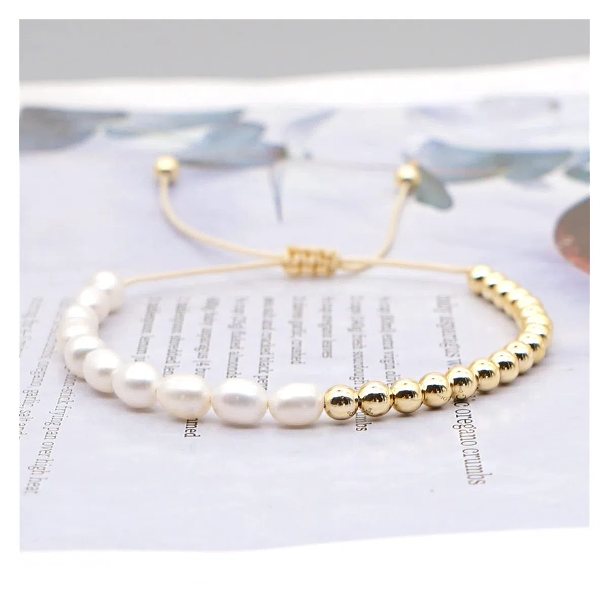 HLTYGWX Braccialetti per Donna Perla Braccialetto Estivo Placcato Spiaggia per Donna Gioielli Bohémien Braccialetti di Perline Regalo di San Cina