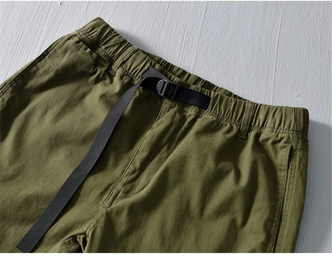 Disimlarl Primavera ed estate uomo cravatta pantaloni abbigliamento da lavoro cotone all-match casual multi-tasca pantaloni
