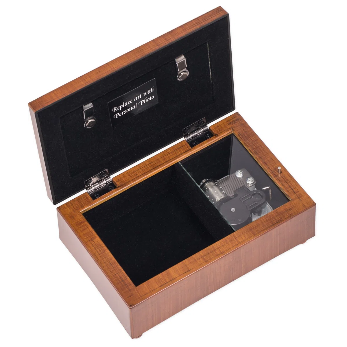 Dear Nana Petite Woodgrain Music Box Plays Wind Beneath Wings