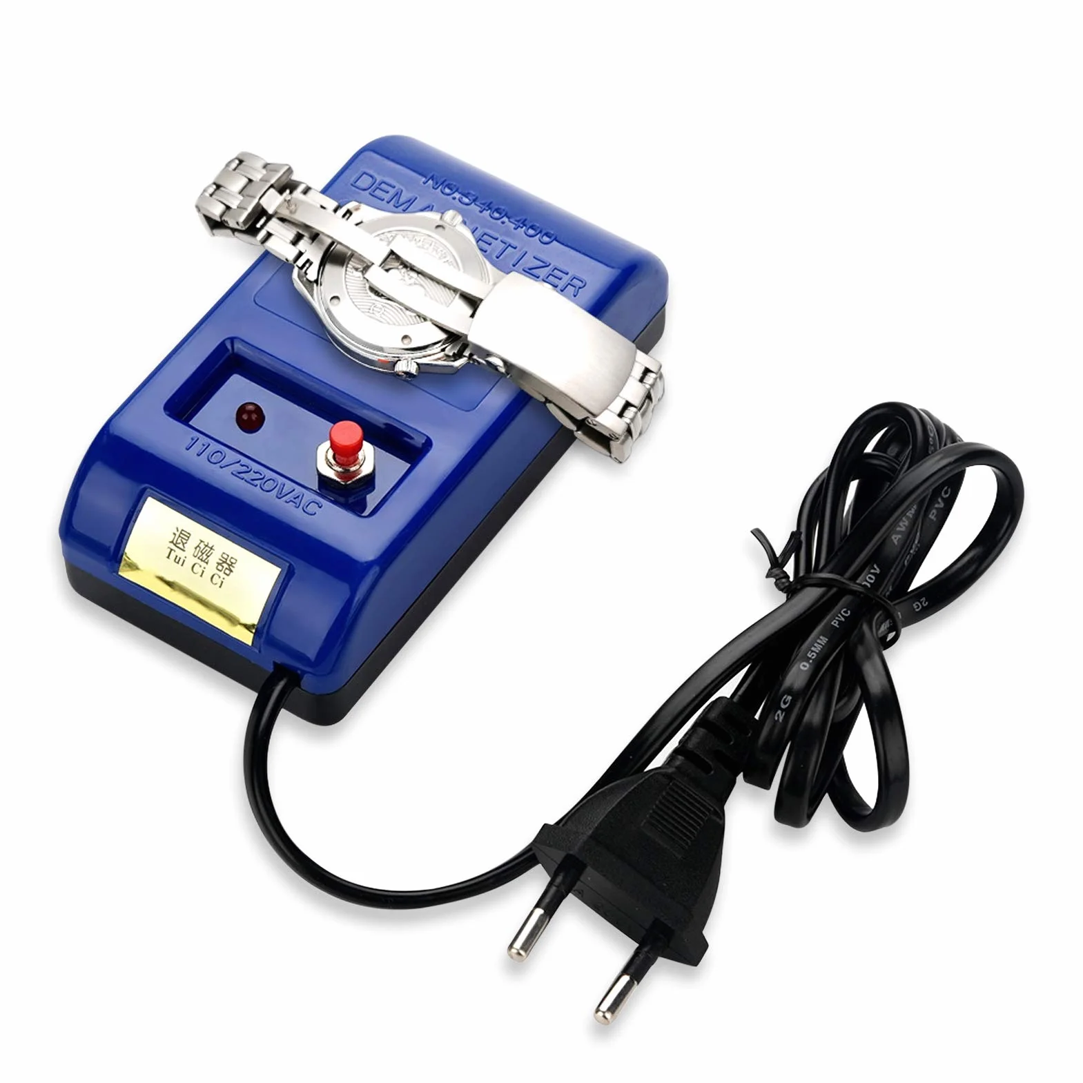 Greensen Smagnetizzatore per Orologi Quarzo, Strumento di Rimozione Magnetismo Professionale per Riparazione Orologi – Dispositivo per Demagnetizzazione Precisa e
