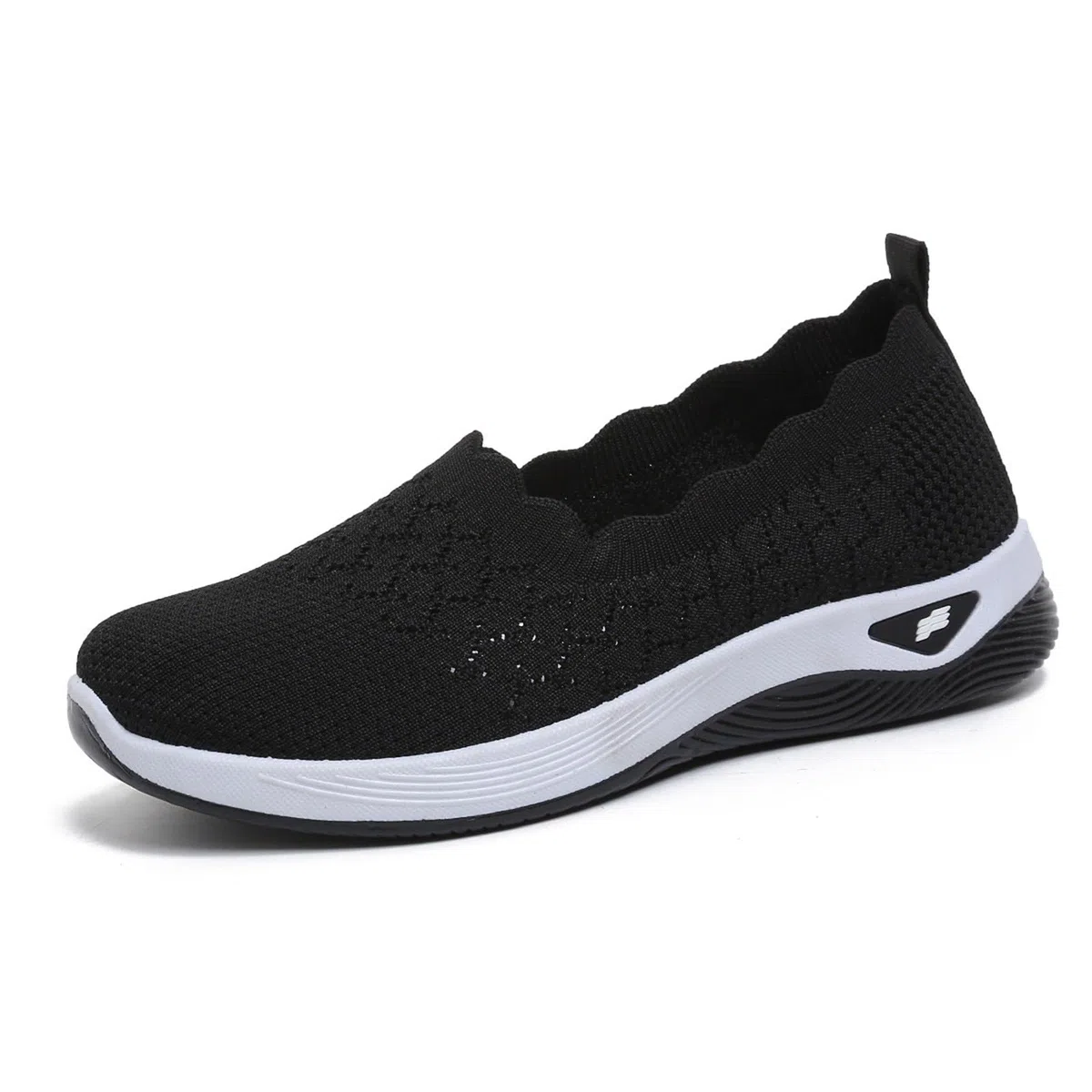 Scarpe Ortopediche Donna Estive Senza Lacci Scarpe Slip On da Corsa Camminare Comode Ginnastica Morbida Sneakers Traspiranti Leggere Antiscivolo Sneakers Diabetici Pianta Larga Sanitarie Outdoor Sport