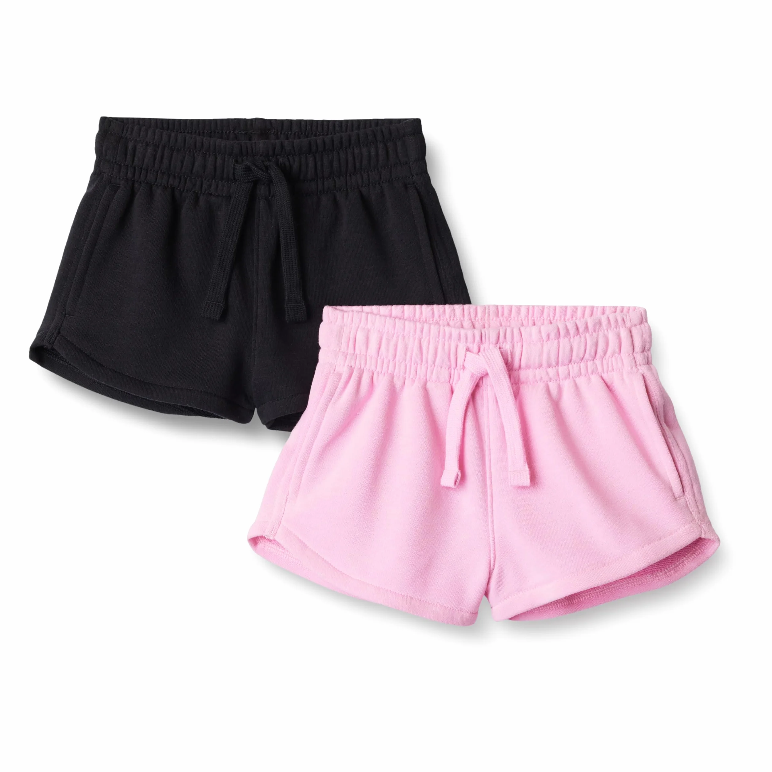 Amazon Essentials Pantaloncini in Felpa French Terry Bambine e ragazze, Confezione da 2