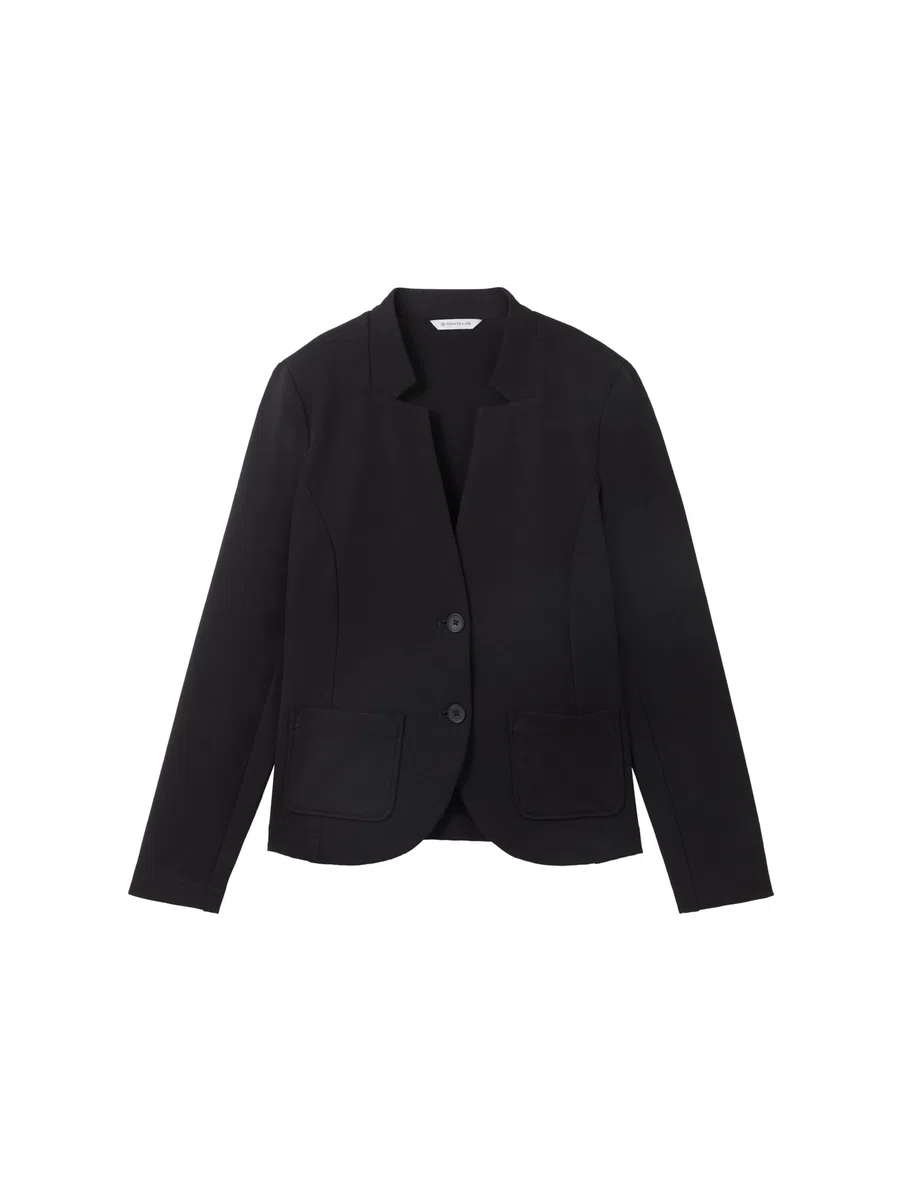 Tom Tailor 1043867 Cosy Blazer con Tasche Donna
