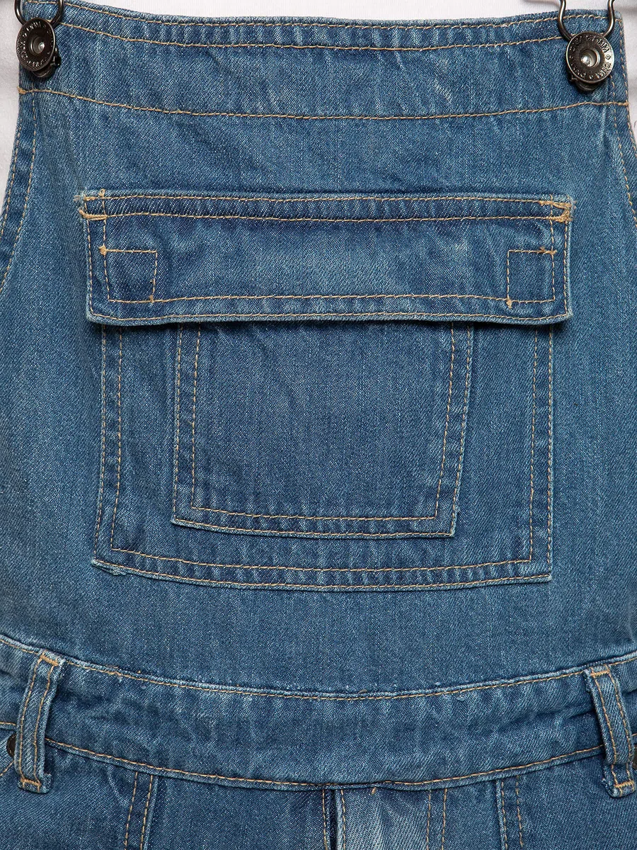 Enzo Ezd390 Ven Denim Dungarees Overalls Uomo (Pacco da 1)