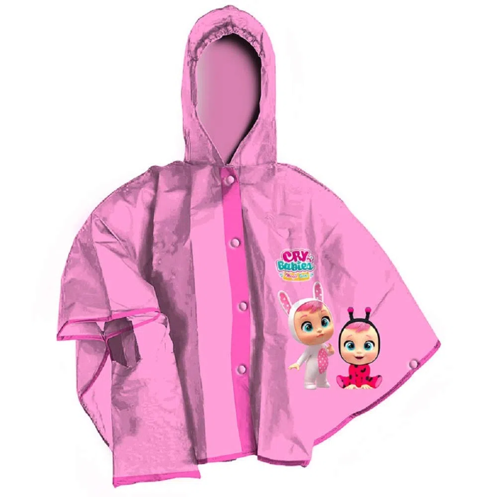 CARTOON GROUP MANTELLA PIOGGIA CRY BABIES IMPERMEABILE ANTIVENTO ANTIPIOGGIA 3/8 ANNI - CB1141MC
