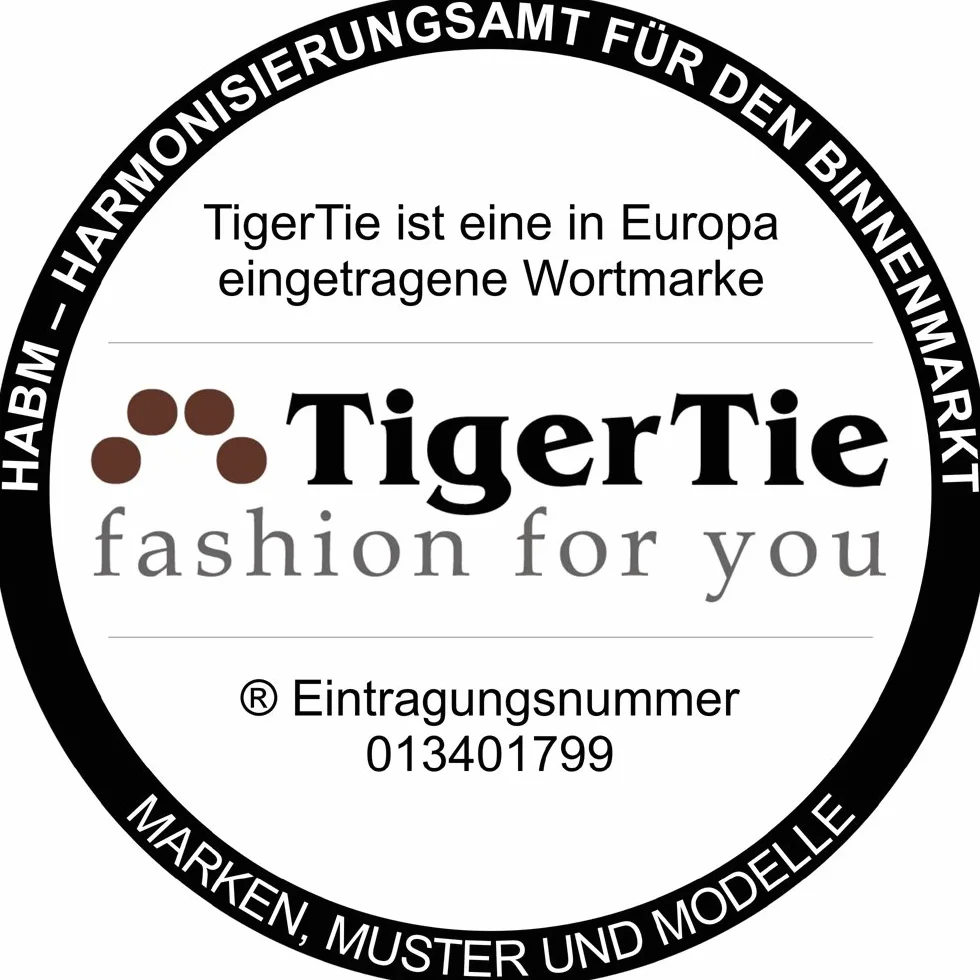 TigerTie - cravatta stretta in raso di raso in tinta unita in diversi colori