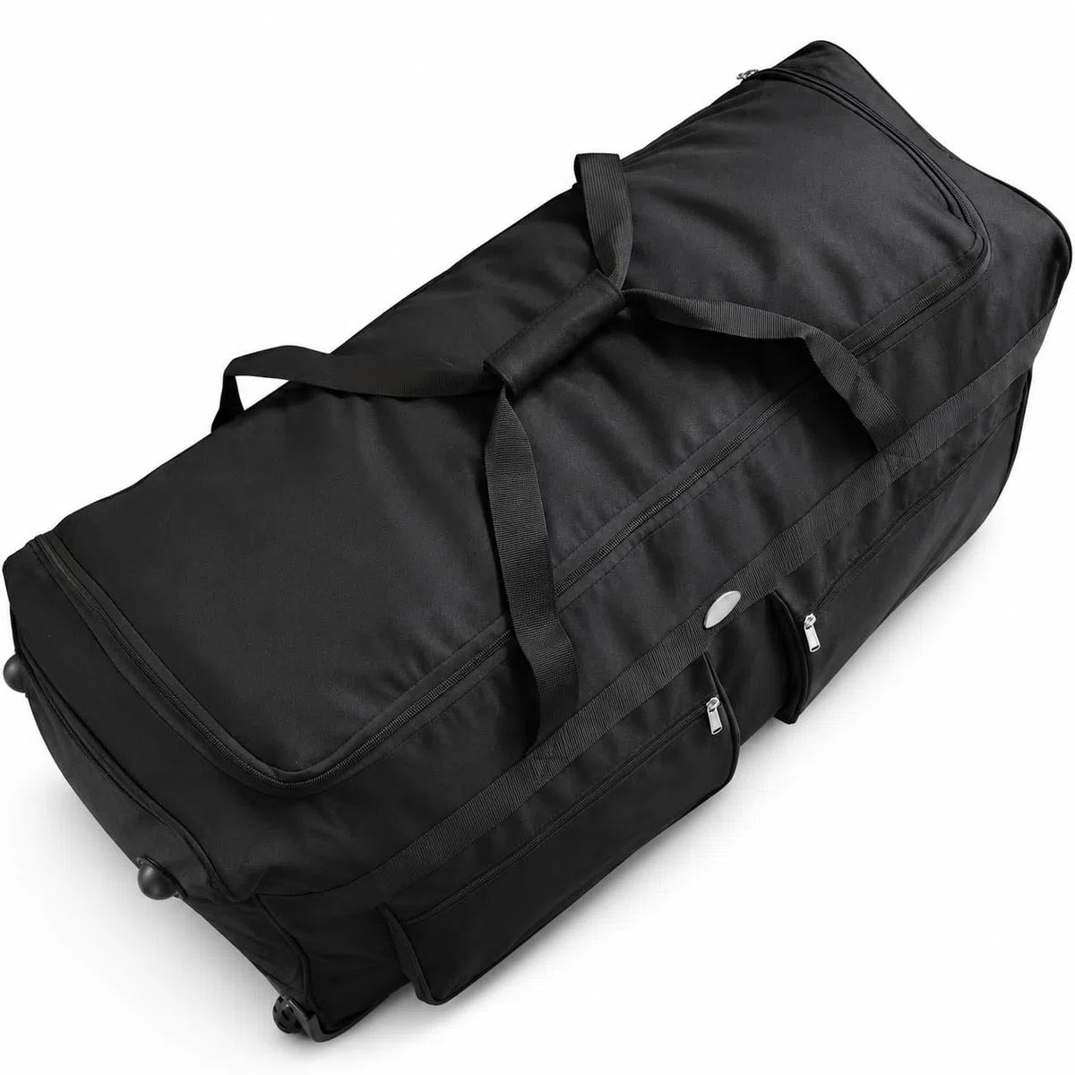 Borsone da Viaggio con Ruote 90 cm – XXL Grande Capacità, Nylon 900D Ultra Resistente e Leggero, con Maniglia Telescopica, Tasche Zip, Perfetto per Viaggi, Sport e Weekend