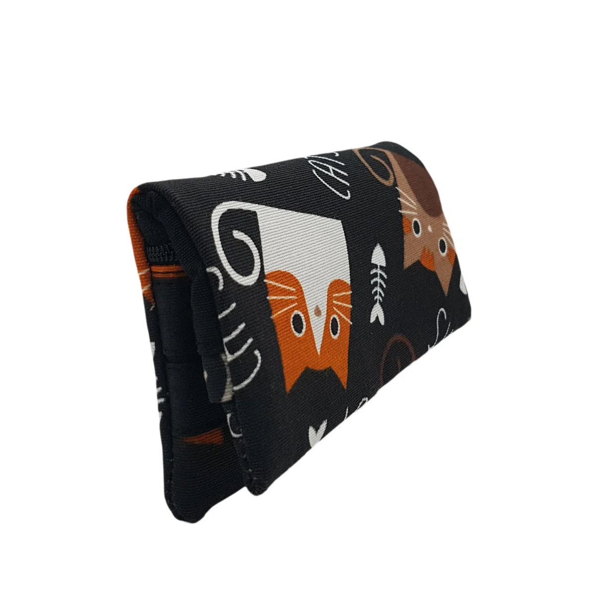 Plan B, Portasigarette Tabacco Trinciato, Yolo 02, 16 x 8,5 cm, 50 gr, con Borsa Interna in Gomma EVA, Gatti su Sfondo Scuro, Donna, Tessuto (Cats)