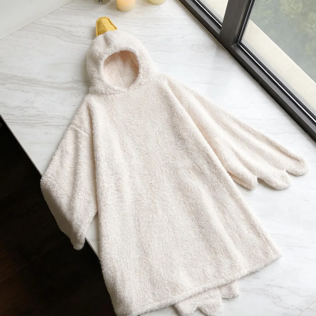 Coperta con cappuccio, design a forma di oca, oversize indossabile, grande coperta con cappuccio per film, serate, feste, riunioni di famiglia, campeggio, viaggi, casa, soggiorno, camera da letto