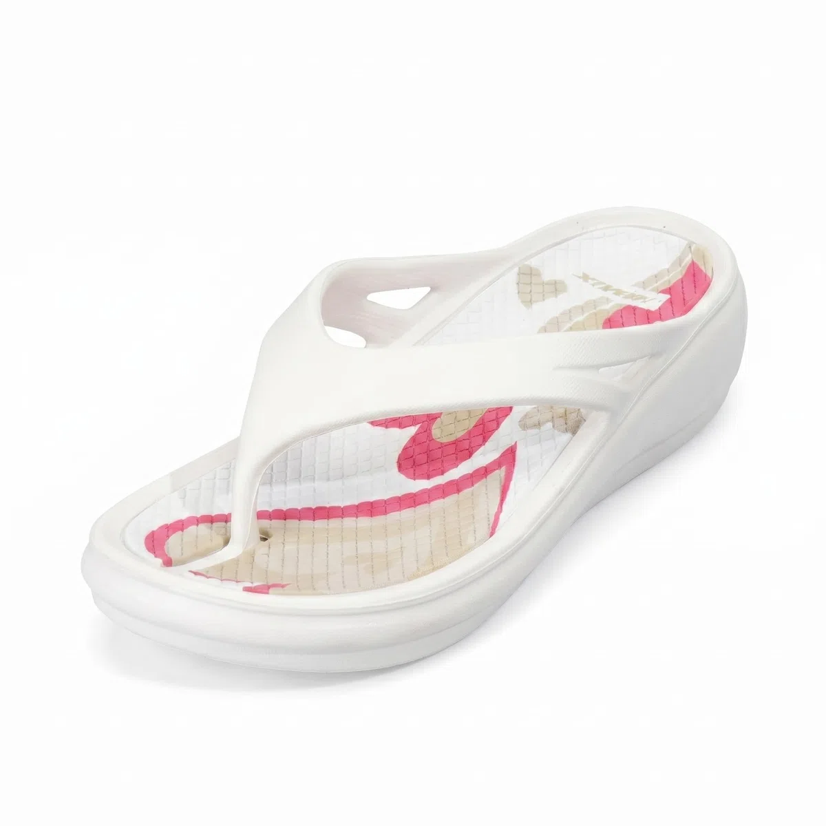 Infradito Donna Mare con Zeppa 5.5cm, Ciabatte Piattaforma in EVA Morbida e Leggera, Sandali Estivi con Suola Antiscivolo per Piscina, Casa e Doccia, Design Traspirante con Stampa Interna