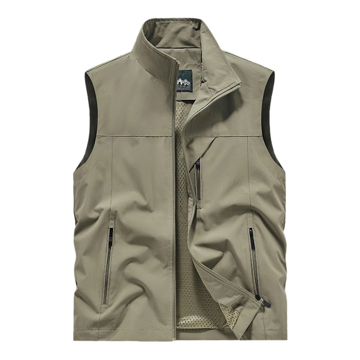 Achimlt Gilet Uomo Estivo da Lavoro Leggeri Traspirante Outdoor Giubbotto con Cerniera Integrale Sportivo Senza Maniche Gilet Estivo Uomo con Tasche per Fotografia Pesca Escursionismo