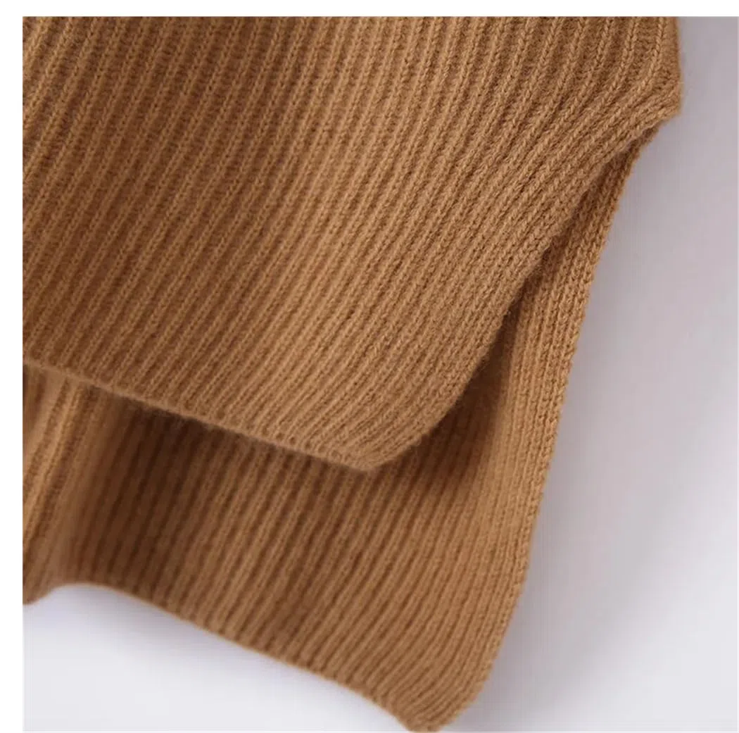 Haitpant Maglione da donna a collo alto in 100% cashmere, per autunno e inverno, lavorato a maglia, maglia calda