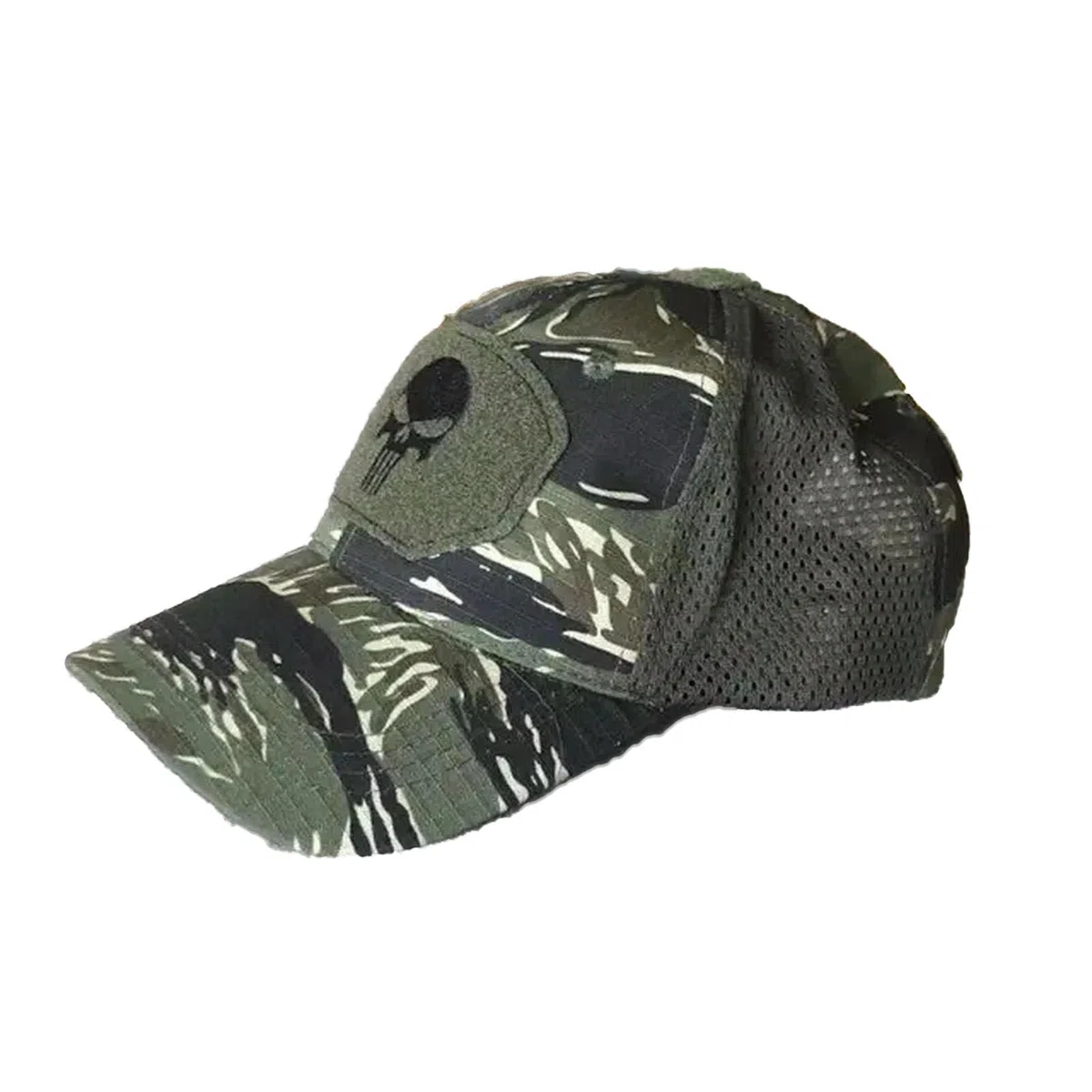ESUKAR Cappellino da baseball mimetico militare estivo con teschio, regolabile, per softair, escursionismo, casquette, cappelli per uomo e donna