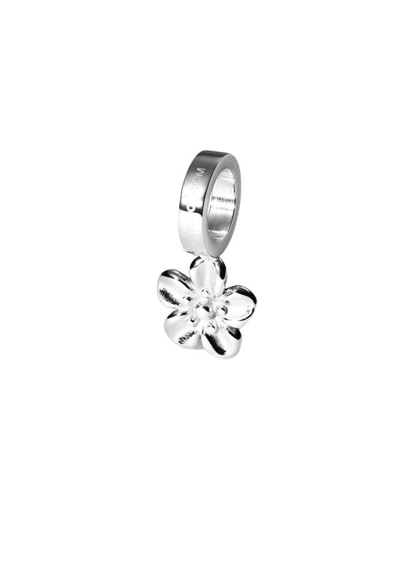 Purelei Birth Flower Charms – Ciondolo mese di nascita – simbolo di fedeltà e saggezza – acciaio inox placcato oro – per collane e braccialetti, März, Acciaio inossidabile