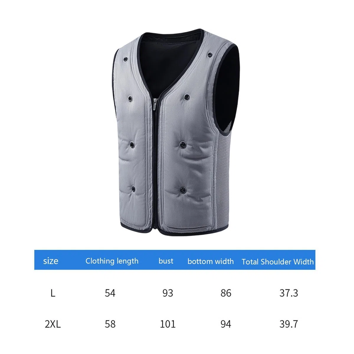 Generico Gilet Rinfrescante Uomo Riutilizzabile Unisex Per Adulti | Gilet Rinfrescante Leggero Con Ghiaccio Motociclismo, Corsa, Sport All'Aperto, Pesca