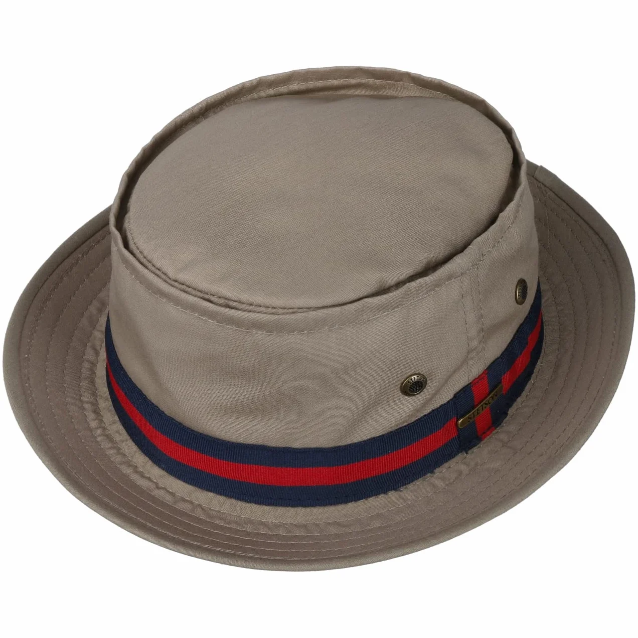 Stetson Classic Band Cappello Pork Pie Fascia Multicolore Protezione UV Uomo Primavera Estate