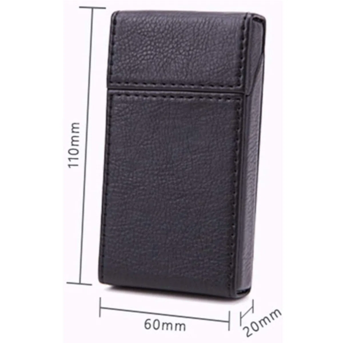 Portasigarette Donna Elegante Moda Slim Scatole di Sigarette Pelle Scatole per Sigarette Custodia per 20,C