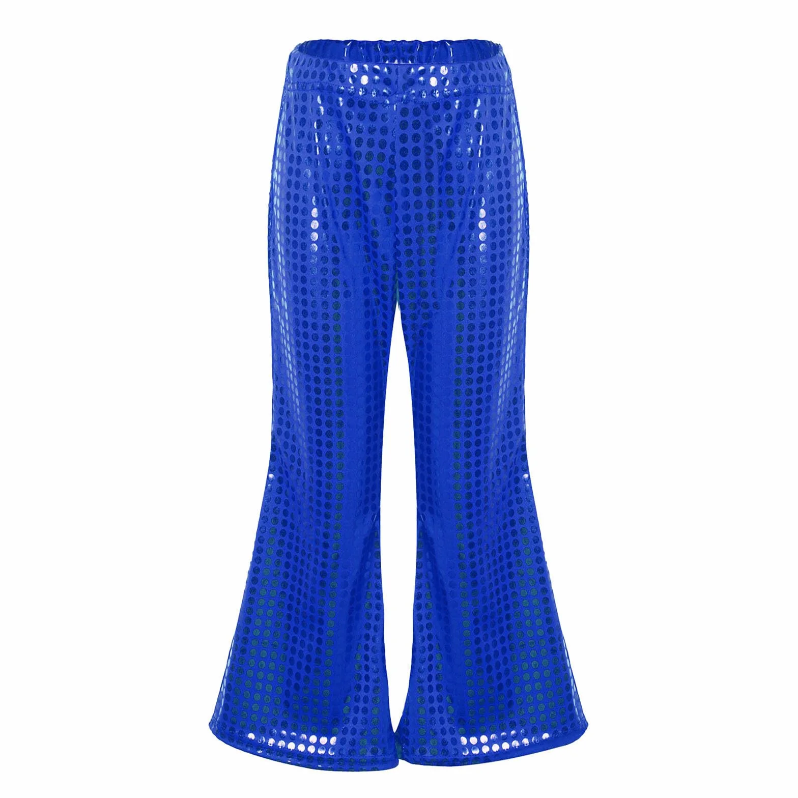 Pantaloni da Danza Moderna Jazz Latino Bambina Pantaloni Zampa di Elefante Svasati Ragazza Larghi Tinta Unita Yoga Fitness Bambine Pants