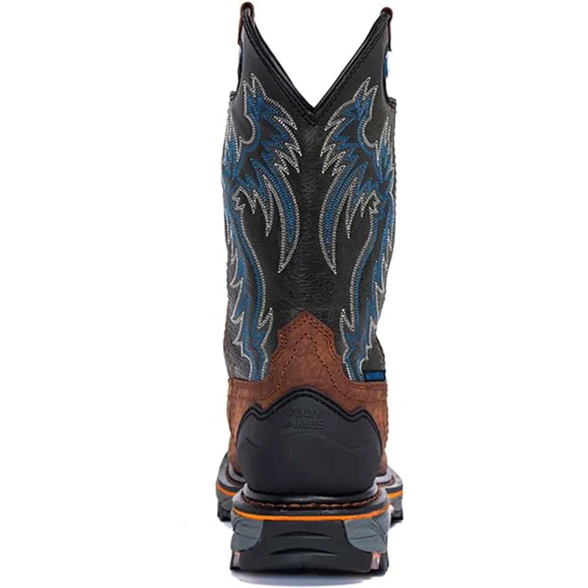 Stivali da Cowboy Western in Pelle con Punta Quadrata da Uomo Stivali da Lavoro Casual a metà Polpaccio Stivali Country Ricamati in Pelle Stivali Country Tradizionali Tradizionali