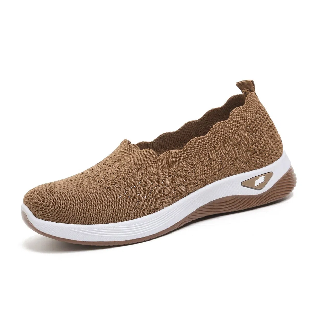 Scarpe Ortopediche Donna Estive Senza Lacci Scarpe Slip On da Corsa Camminare Comode Ginnastica Morbida Sneakers Traspiranti Leggere Antiscivolo Sneakers Diabetici Pianta Larga Sanitarie Outdoor Sport