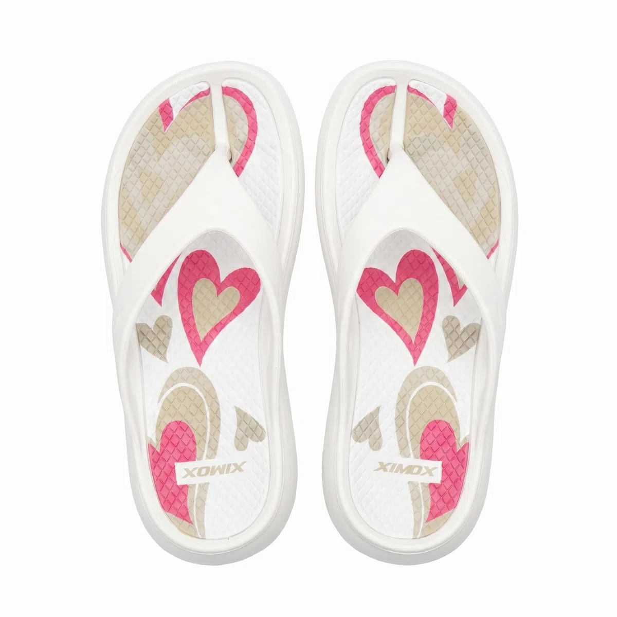Infradito Donna Mare con Zeppa 5.5cm, Ciabatte Piattaforma in EVA Morbida e Leggera, Sandali Estivi con Suola Antiscivolo per Piscina, Casa e Doccia, Design Traspirante con Stampa Interna