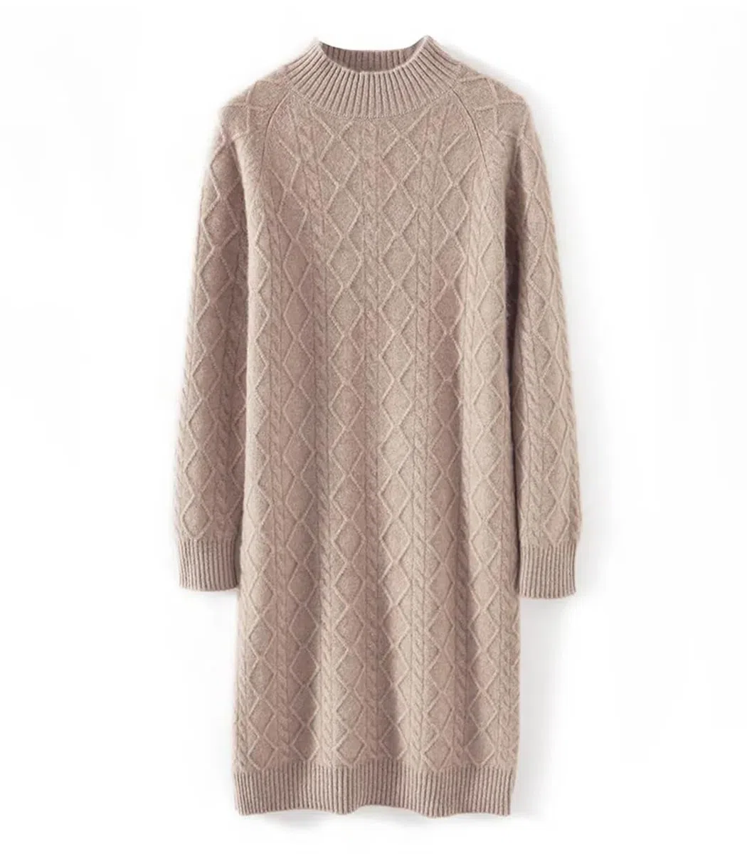 Disimlarl Maglione da donna in lana ispessito vestito a righe cavo fiore matita pullover maglioni