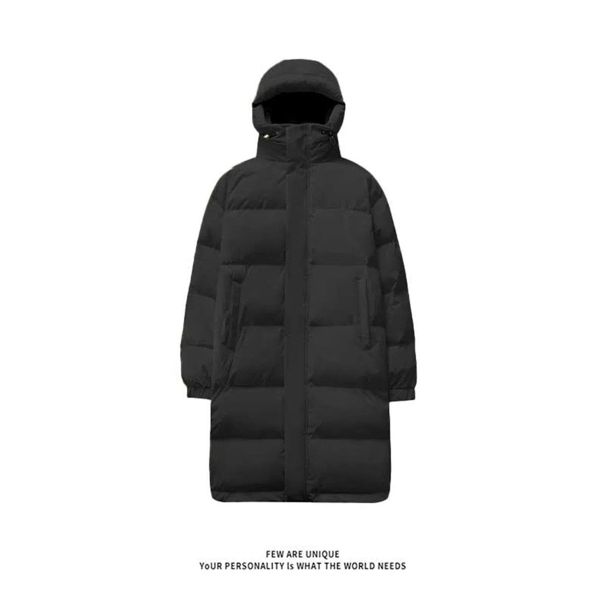 Piumino da uomo con cappuccio lungo, piumino lungo da uomo cappotti trapuntati lunghi piumino lungo cappotto da uomo parka con cappuccio trapuntato spesso capispalla impermeabile piumino