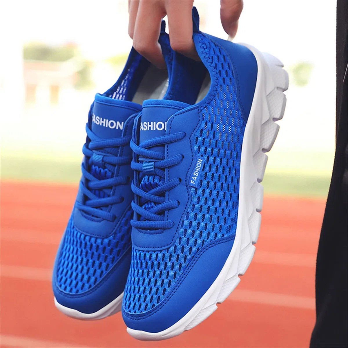 Scarpe sportive da uomo Mesh 40-45: sneakers da uomo traforate, scarpe da corsa traspiranti da uomo con lacci, scarpe casual testi, scarpe da trekking ed escursionismo antiscivolo, comode