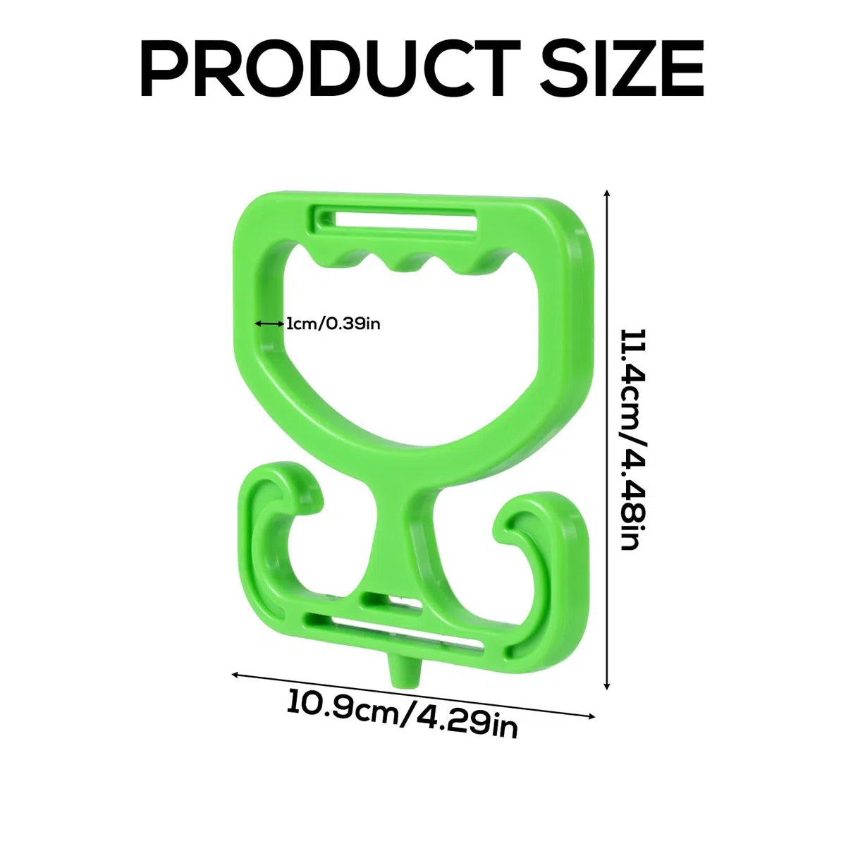 Gosknor 2pz Portaborse per la Spesa, Portaborse per la Spesa Resistente Ognuno con Una Portata Fino a 45,35kg Comoda Impugnatura per Trasportare Borse della Spesa Secchi