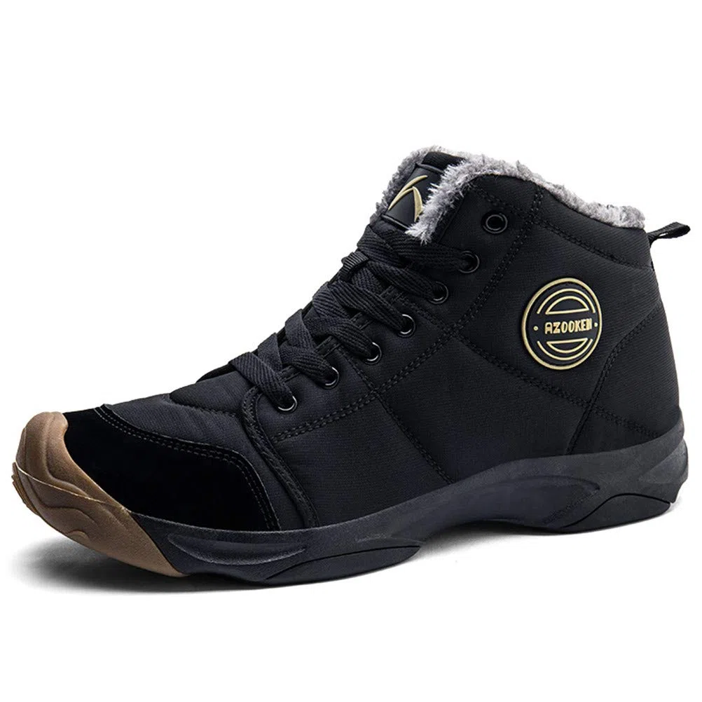 Azooken Scarpe da Trekking Stivali da Escursionismo in Pelle Impermeabile per Invernali Uomo Outdoor Cinque colori Uomo Donna 36-48