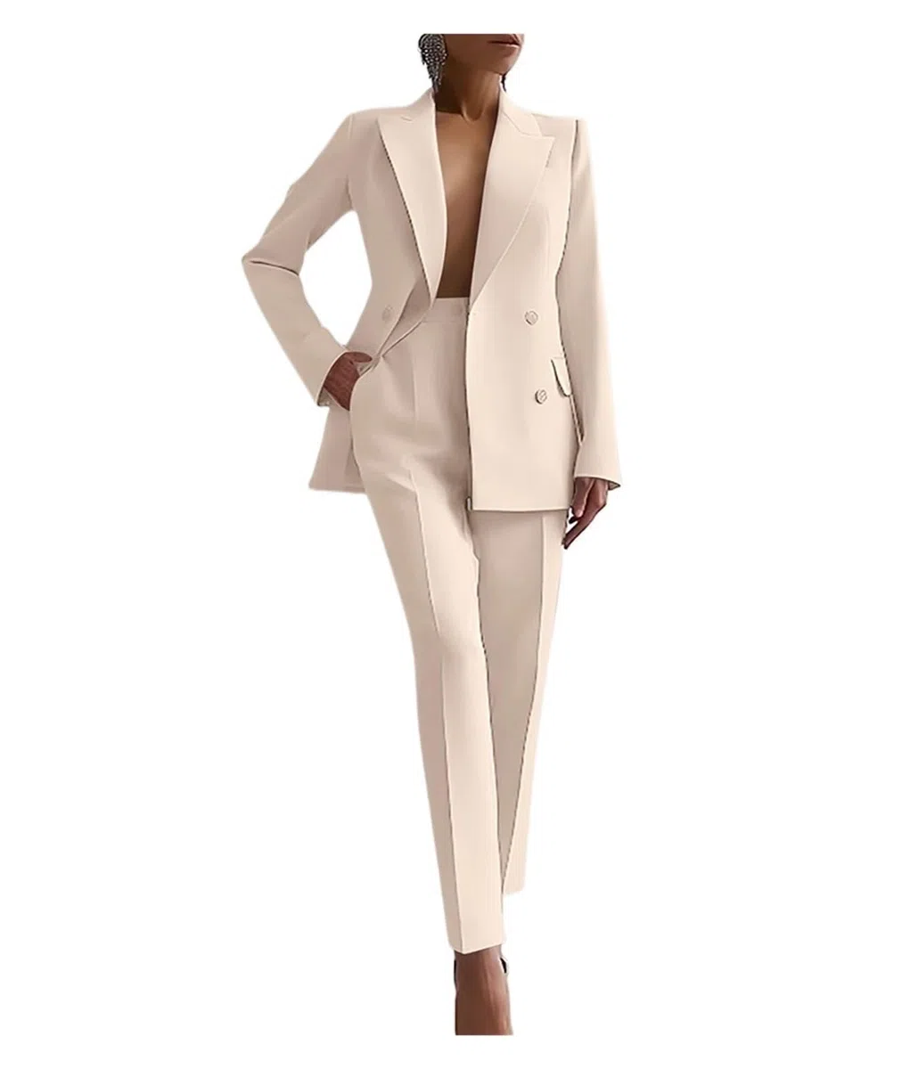 Tailleur Donna Eleganti Completo casual da donna, blazer e pantaloni for lavoro abbigliamento formale
