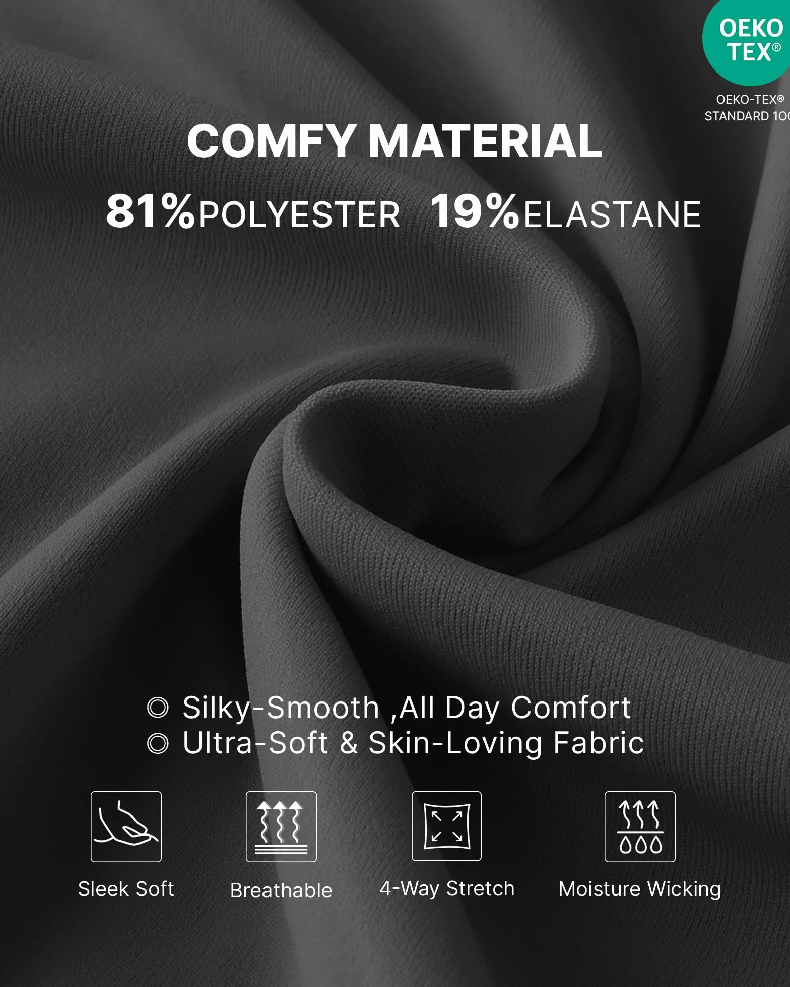 G4Free EverGoing - Pantaloni premaman elasticizzati per allenamento, da indossare sopra la pancia, con tasche
