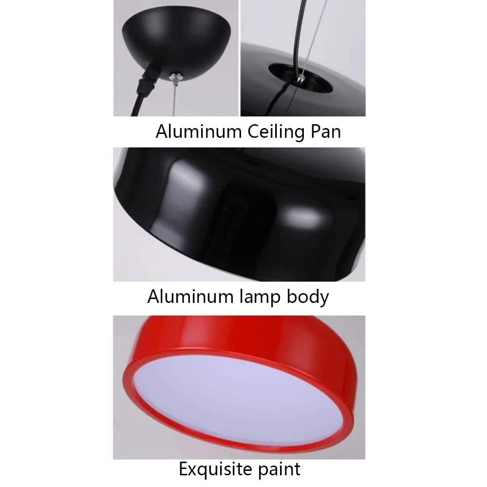 THAELY Paralume Da Magazzino A Sospensione In Metallo Nero Grande Illuminazione A Sospensione Industriale Vintage Lampada A Sospensione A Soffitto Da 1 Confezione Da 23,6 Pollici Per Isola Cucina