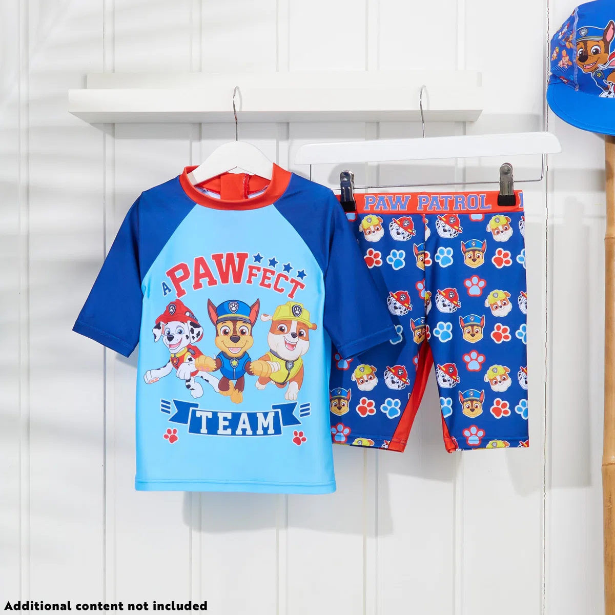 Paw Patrol Costume Piscina Bambino, 2 Pezzo Maglietta Piscina e Pantaloncini Set