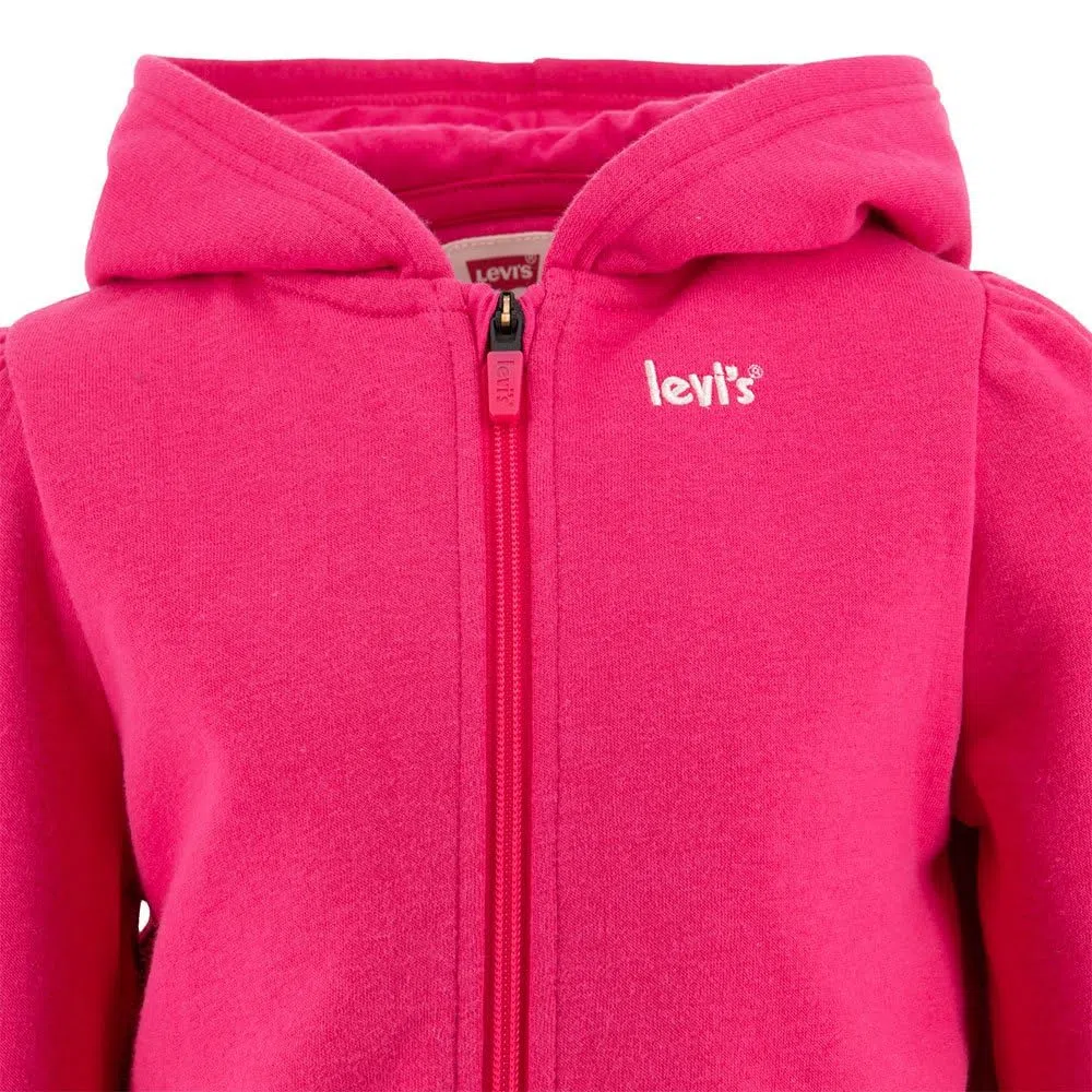 Levi's Lvg Poster Logo Full Zip Hoodi 1eg339 Felpa con Cappuccio con Zip Intera Bambine e Ragazze