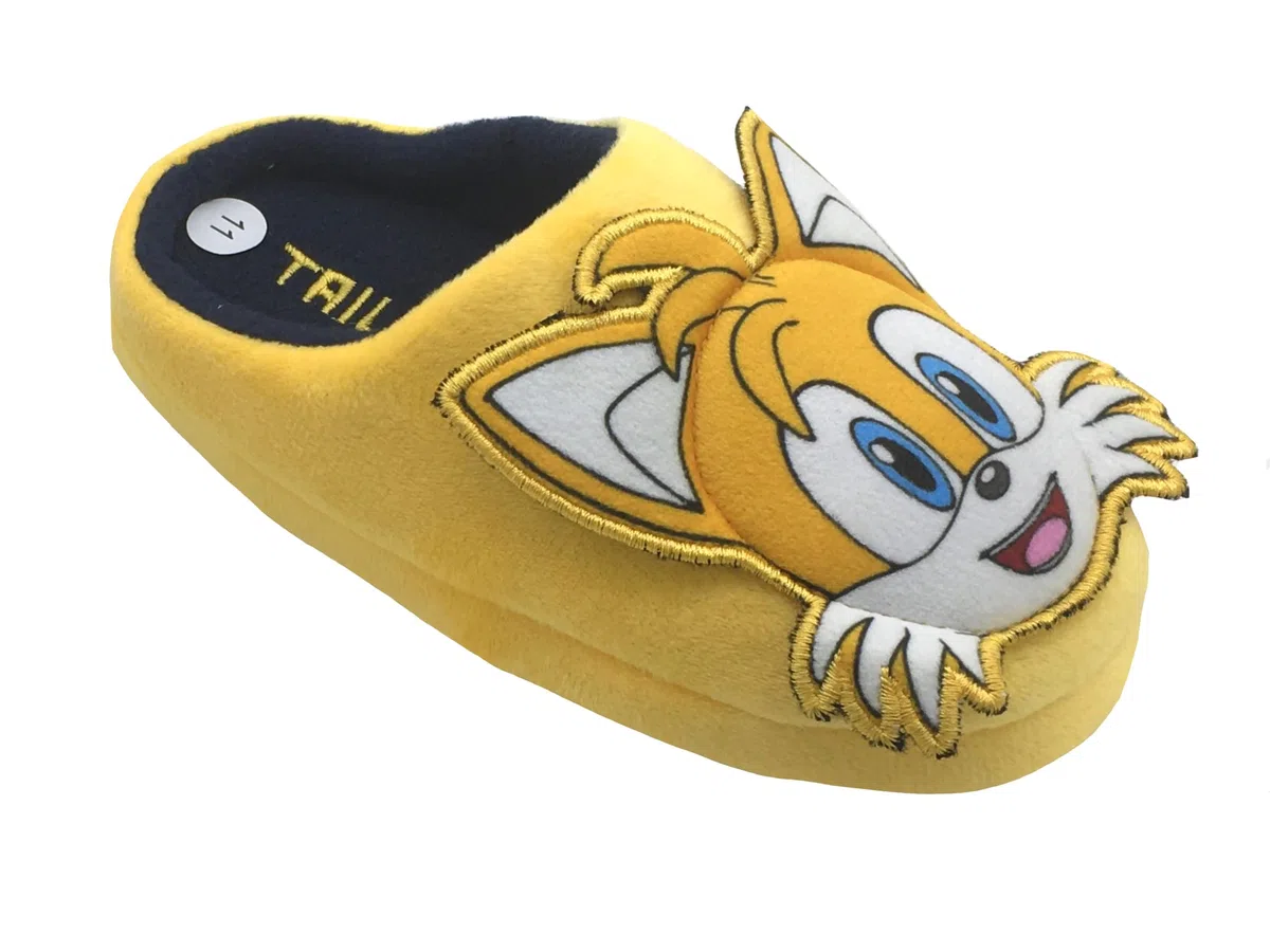 Sonic The Hedgehog, Pantofole Sonic per bambini o bambine, taglia 10-5