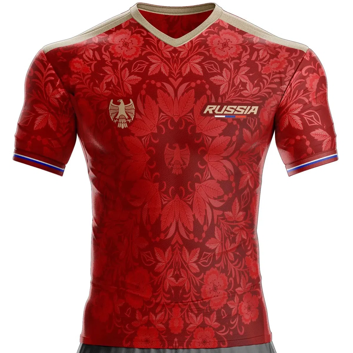 Maglia Russia Calcio RS-77 Bandiera Russa