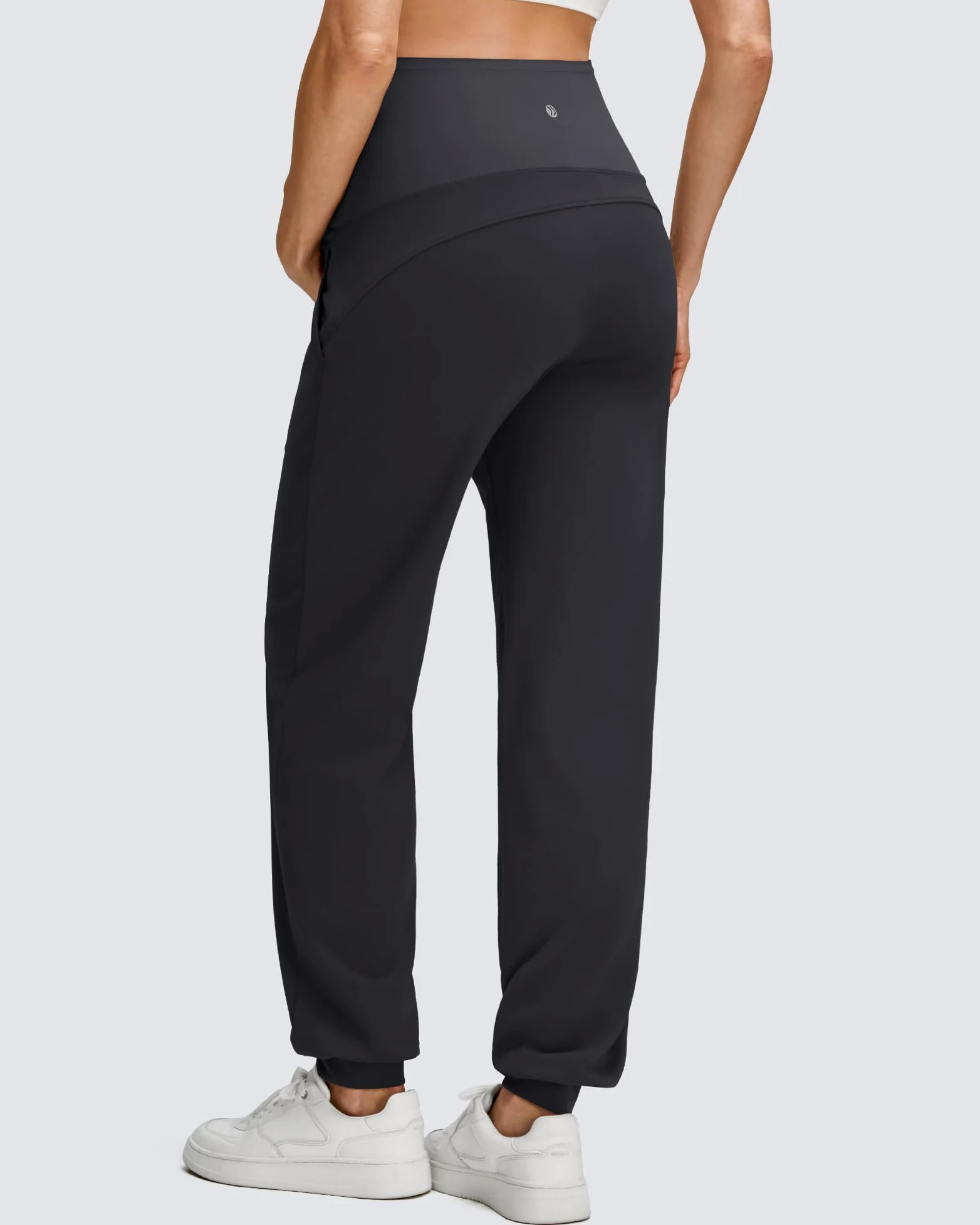 G4Free EverGoing - Pantaloni premaman elasticizzati per allenamento, da indossare sopra la pancia, con tasche